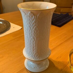 Lenox Vase with gold accents